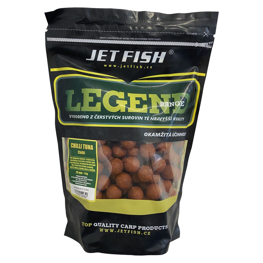 Jet Fish boilies legend Chilli Tuna Chilli 3kg