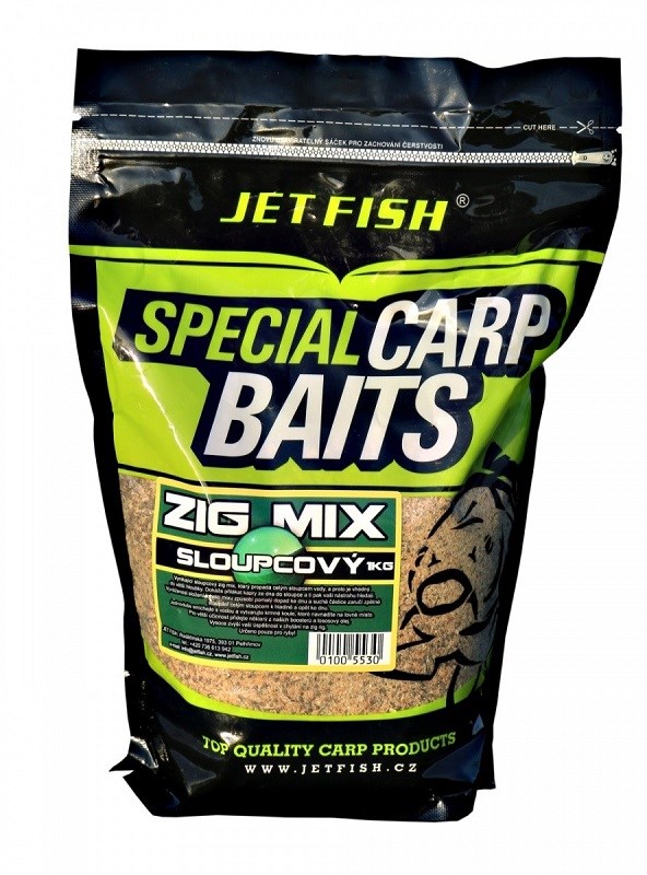 Jet Fish zig mix stĺpcový 1kg