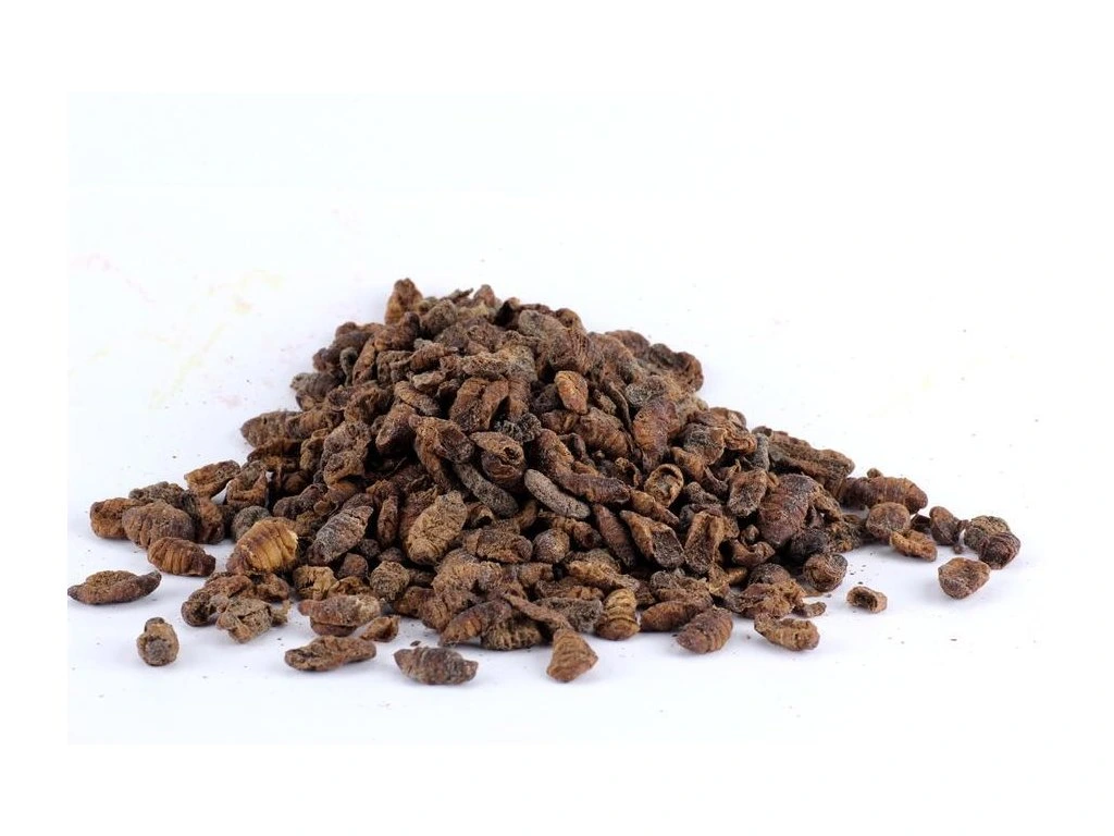 Sušené kukly Priadky morušovej - 300g