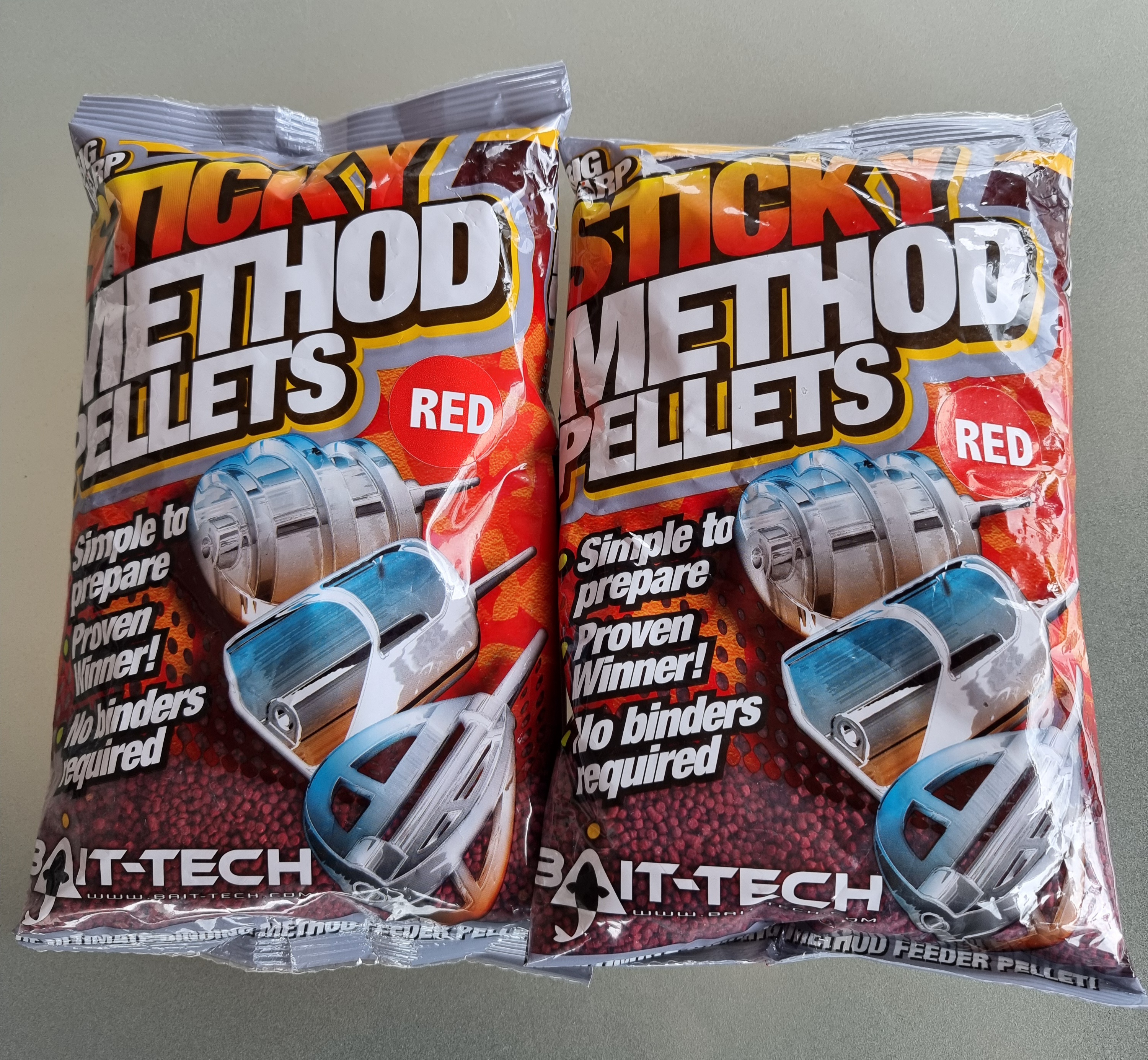 Bait-Tech pelety Sticky Method Micro Red 700 g