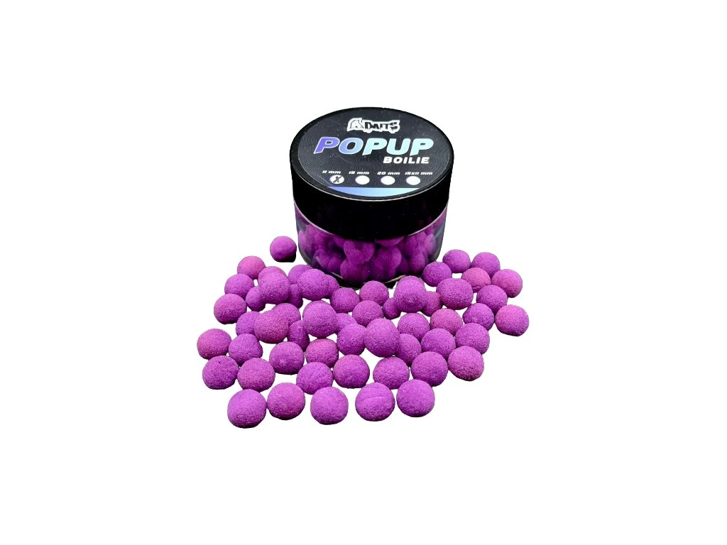 Fluo Pop Up Čierna Rýbezľa 11mm/ 15mm 150ml