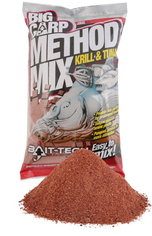Bait-Tech krmítková zmes Big Carp Method Mix Krill & Tuna 2 kg