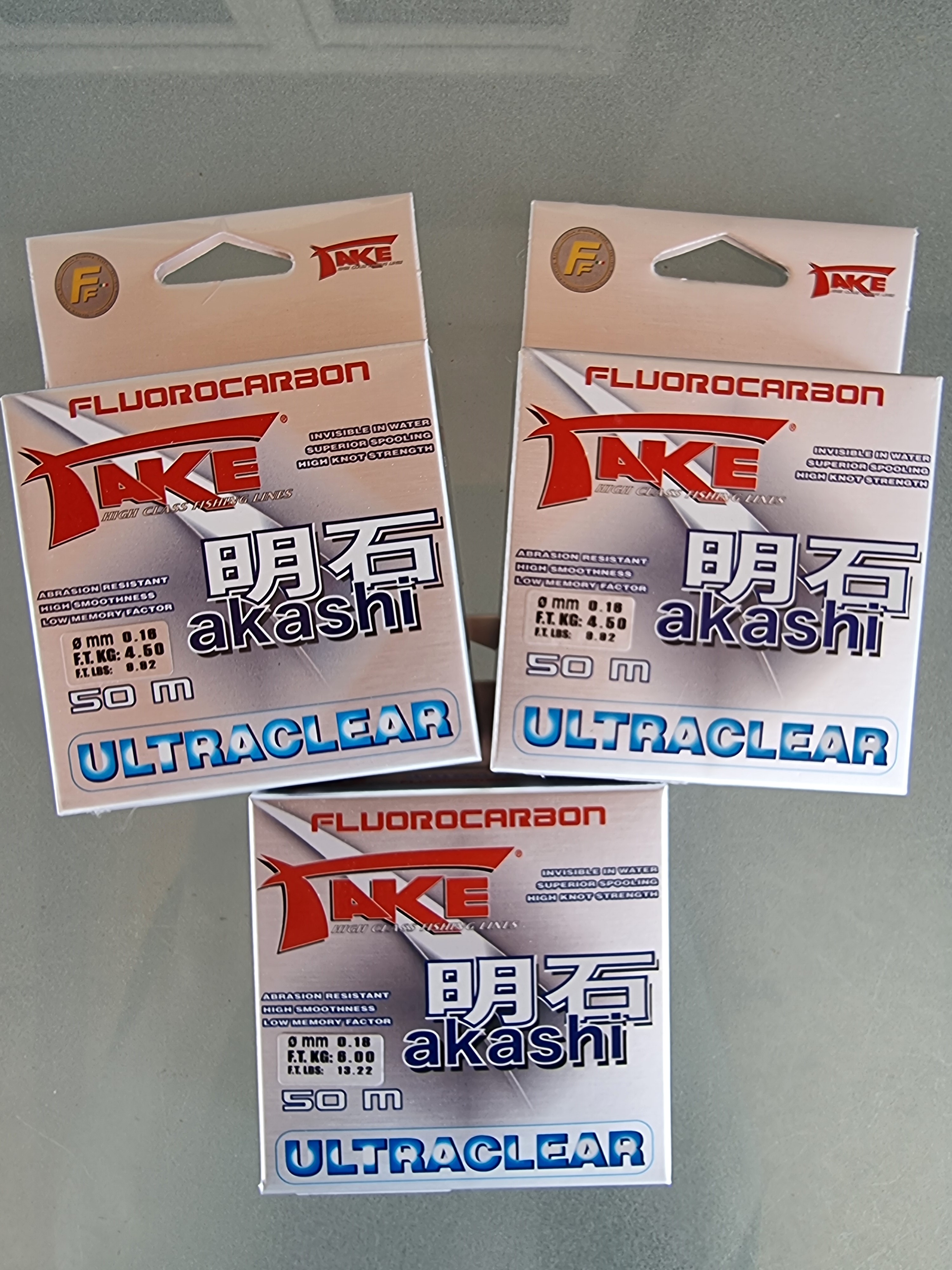 LINEAEFFE AKASHI FL.CARB 50M 0,16MM