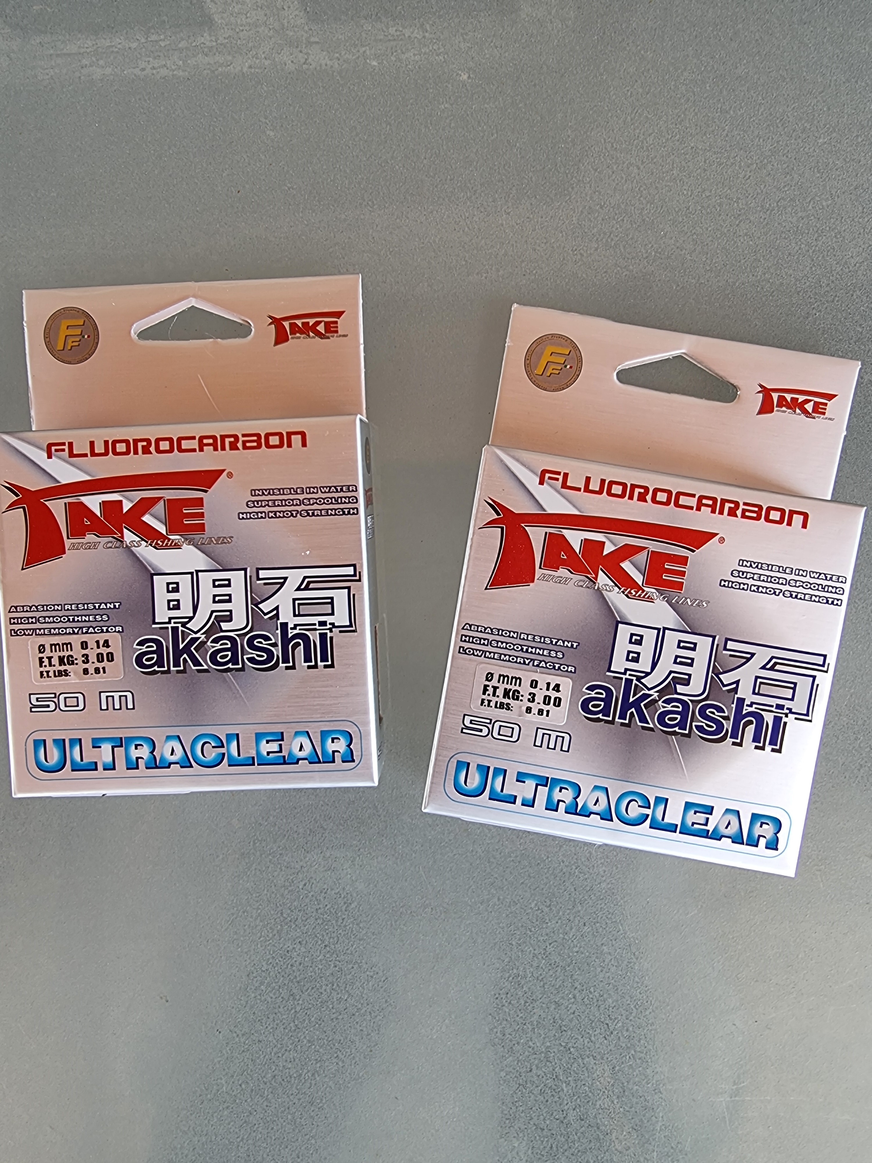 LINEAEFFE AKASHI FL.CARB 50M 0,14MM