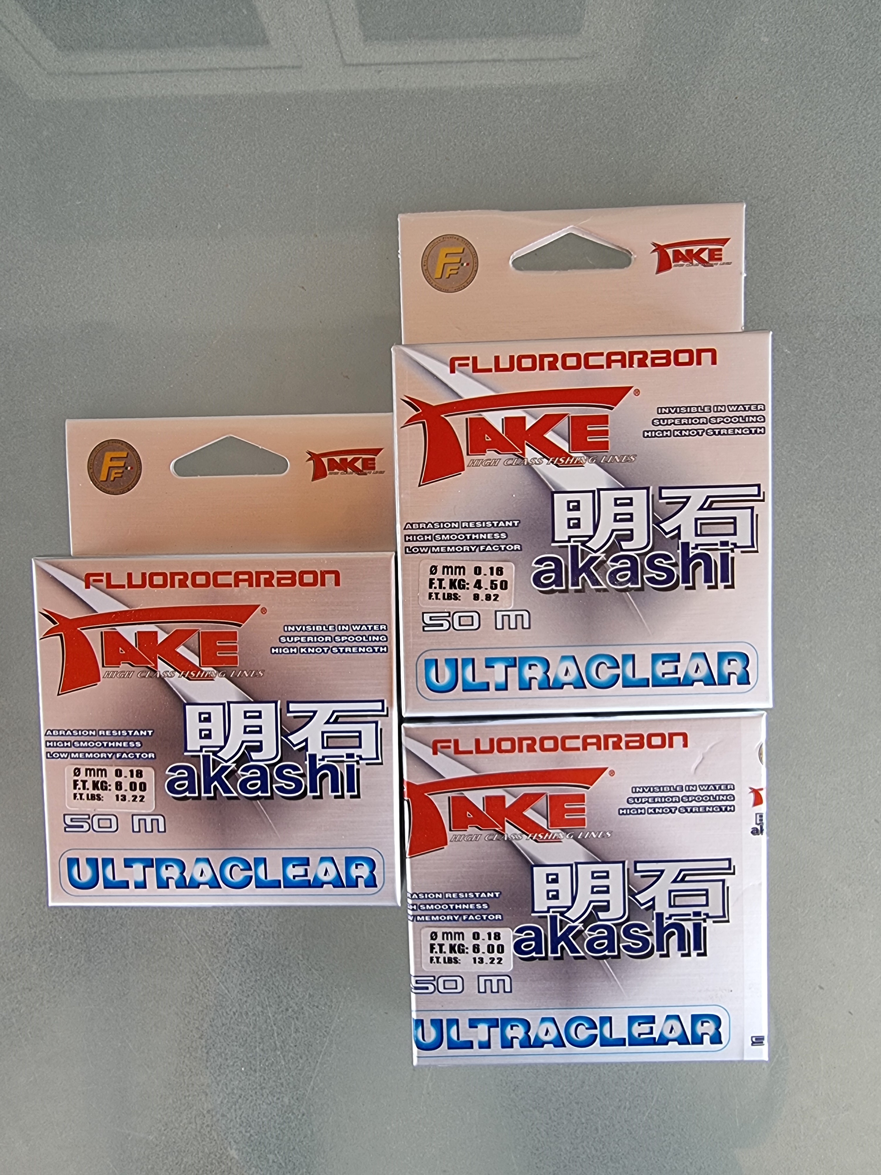 LINEAEFFE AKASHI FL.CARB 50M 0,18MM