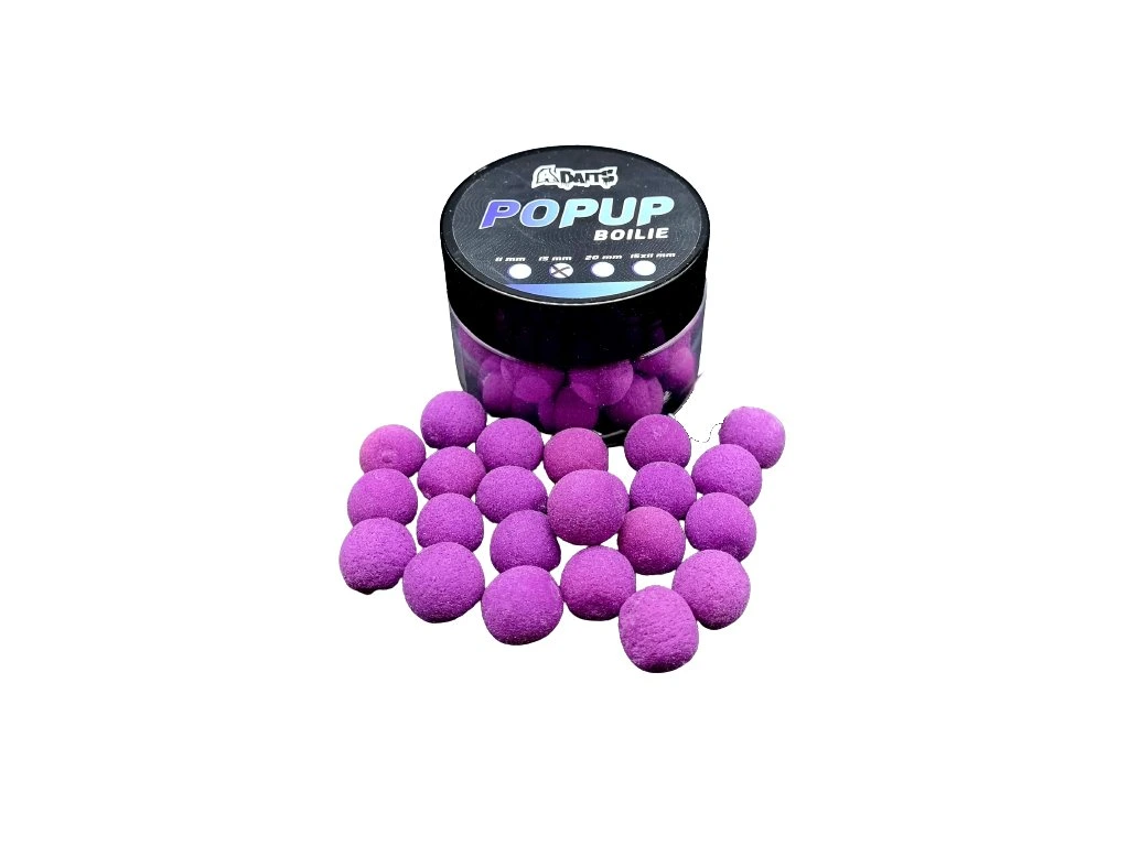 Fluo Pop Up Čierna Rýbezľa 15mm 150ml