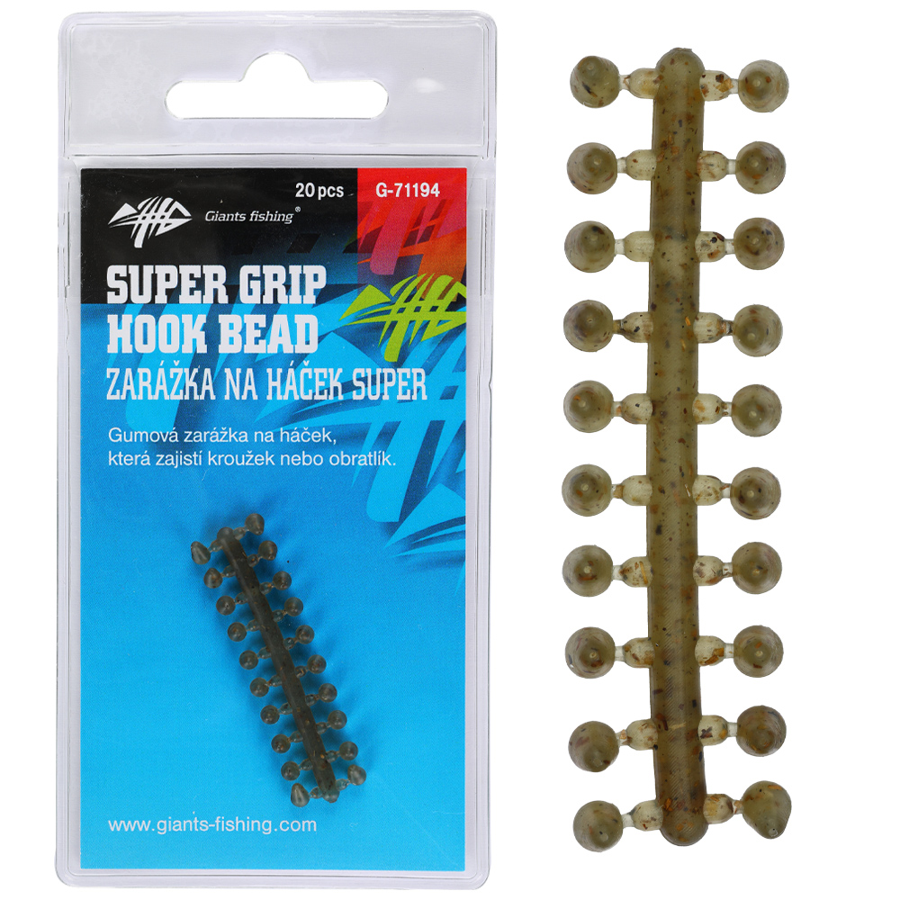 Giants fishing Zarážka na háčik Super Grip Hook Bead 20ks