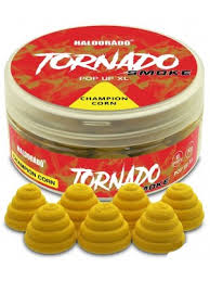 Haldorádó TORNADO Pop Up XL 15 mm - Champion Corn-Smoke