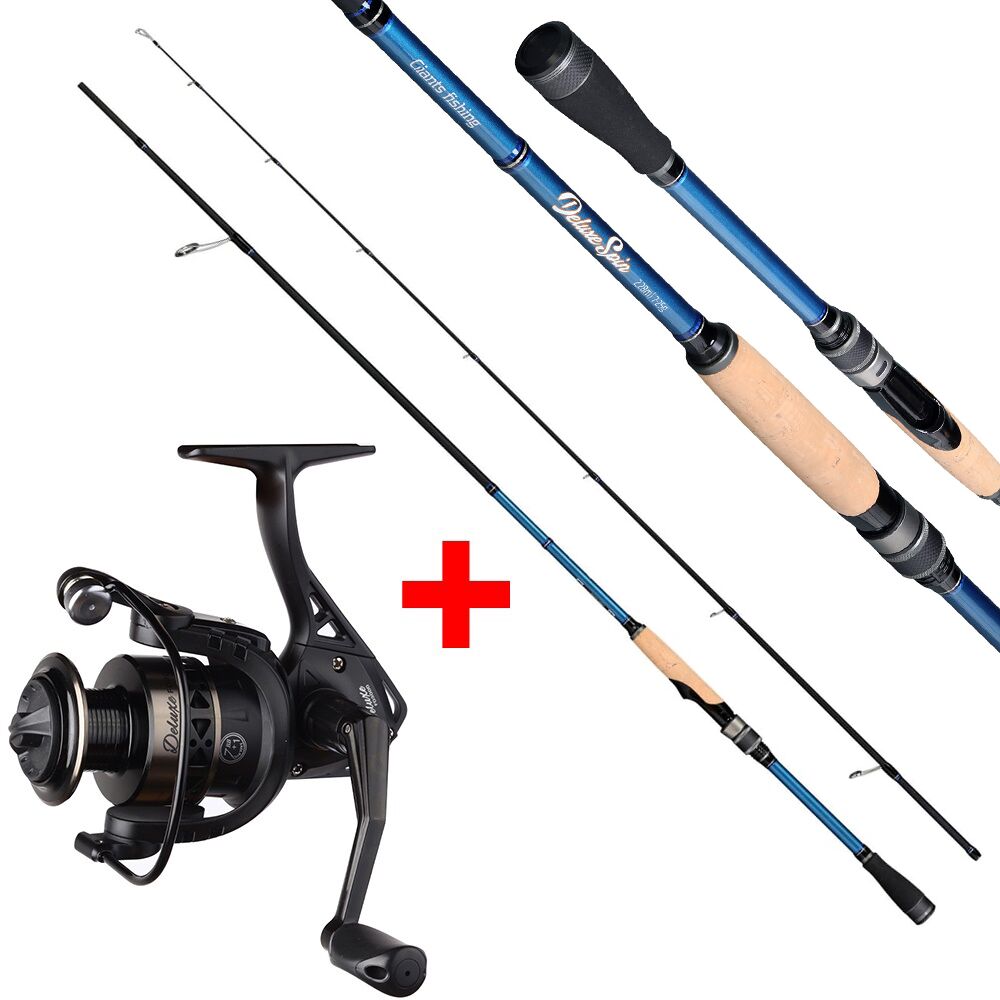 Prút Deluxe Spin 2,55 m 7-25g + Navijak Deluxe FD 3000