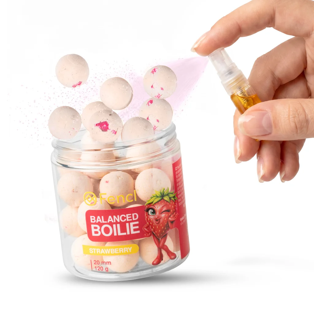 Fencl Balanced Boilie Strawberry 120 g