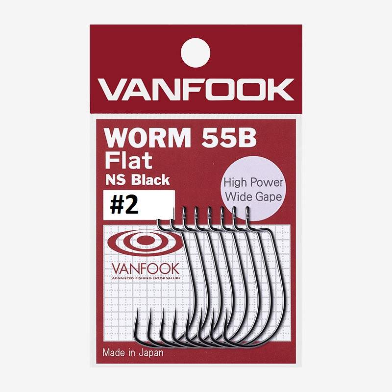 Vanfook Worm 55B Flat vel 2 8ks