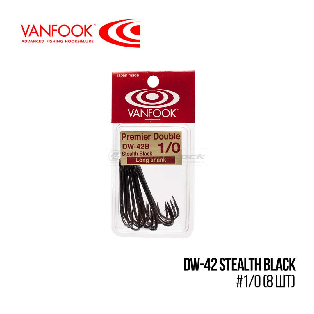 Dvojháčik Vanfook Premier Double Long Shank DW-20B 2/0, 8ks