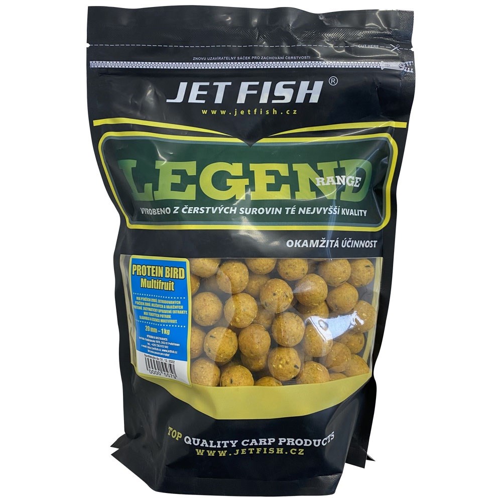 Jet Fish boilies legend Protein Bird Multifruit 1kg